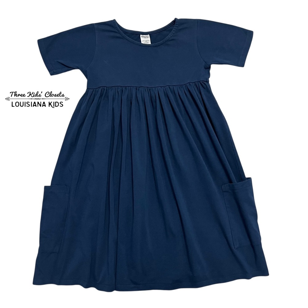 Placard Originals 11/12Y Navy Blue Pocket Dress